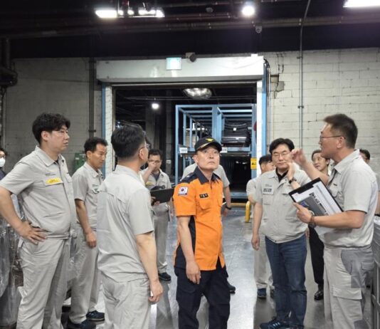 대전소방, 한국타이어 대전공장 화재안전 현장점검 실시