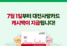 대전시, 지역화폐 대전사랑카드 7월 1일부터 본격 운영